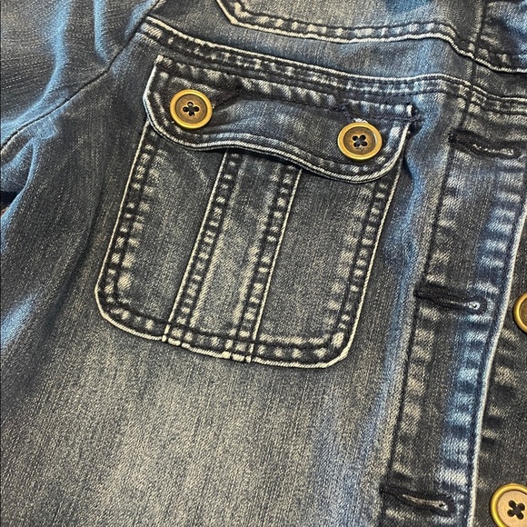 Baccini Dark Wash Denim Jacket - Picture 2 of 8